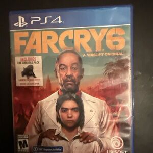Sony PS4 Far Cry 6 - Blue and Red Cover